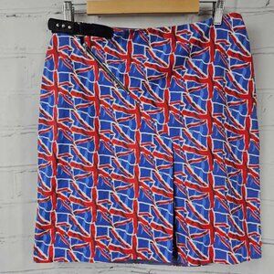 BOYD Medium Women's Cotton Flag Print Skirt with Zip Pocket